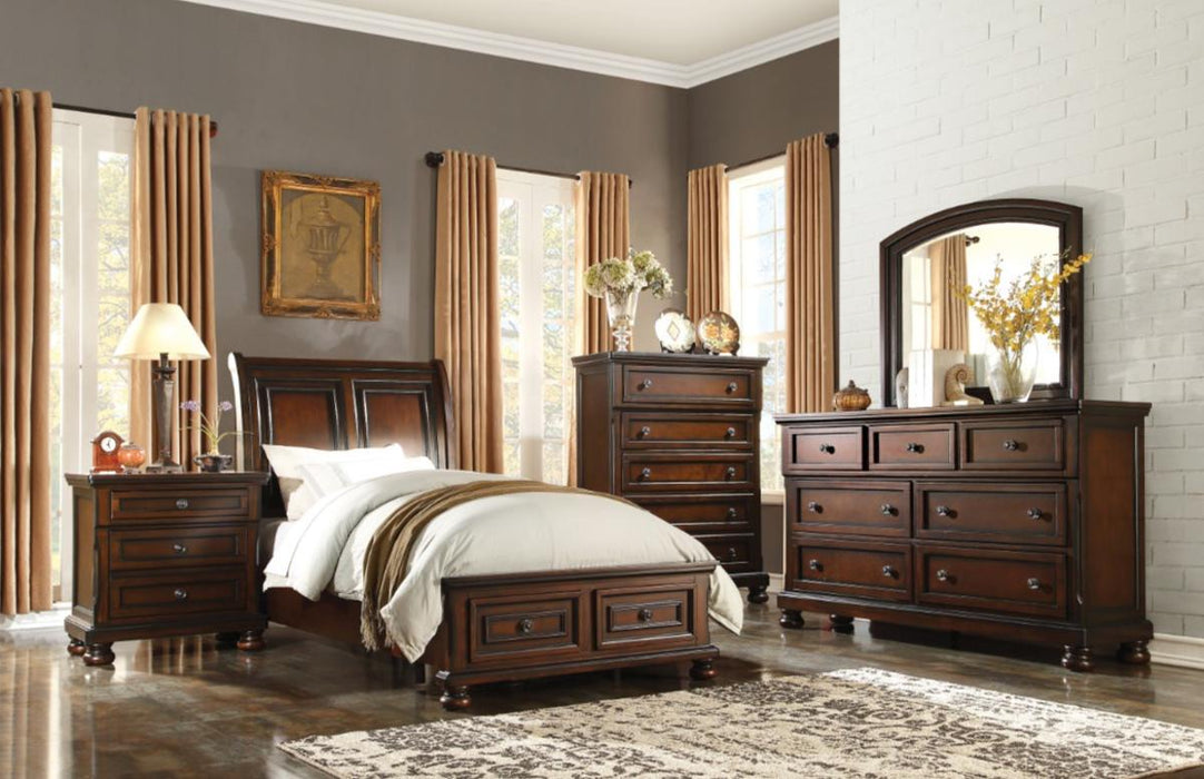 Cumberland Nightstand in Brown Cherry 2159-4