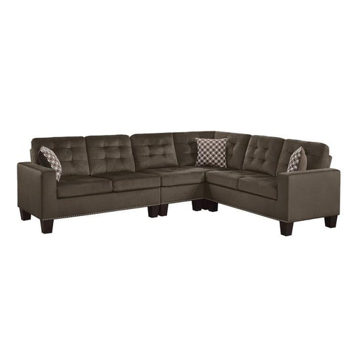 Lantana 2-Piece Reversible Sectional in Chocolate image