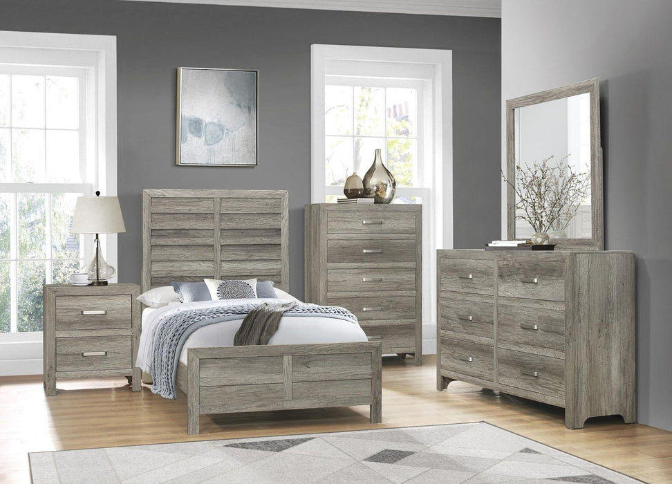 Mandan 5 Drawer Chest in Weathered Gray 1910GY-9