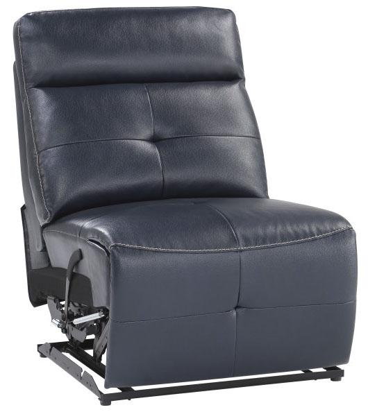 Avenue Armless Reclining Chair in Navy 9469NVB-AR