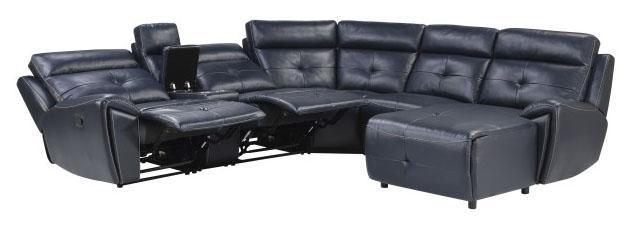 Avenue Left Side Reclining Chair in Navy 9469NVB-LR