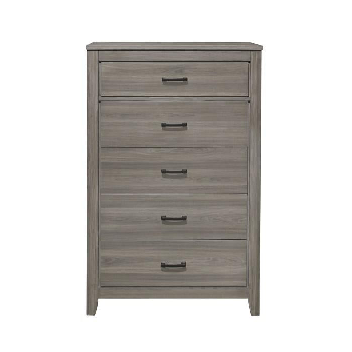 Waldorf 5 Drawer Chest in Dark Gray 1902-9 image