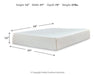 Chime 12 Inch Memory Foam Mattress in a Box - Sweet Dreams Bedding & Furn (PA)