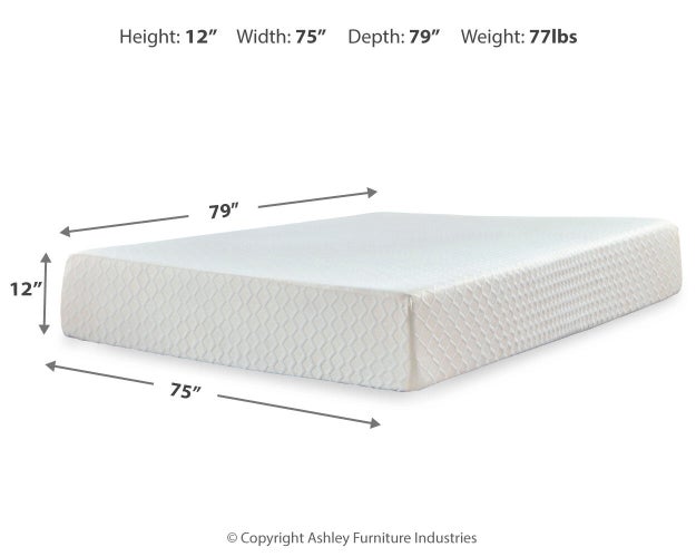 Chime 12 Inch Memory Foam Mattress in a Box - Sweet Dreams Bedding & Furn (PA)