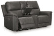 Bleckley Power Reclining Loveseat with Console - Sweet Dreams Bedding & Furn (PA)