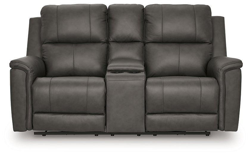 Bleckley Power Reclining Loveseat with Console - Sweet Dreams Bedding & Furn (PA)