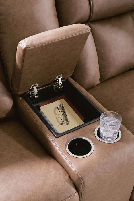 Mackmenville Reclining Loveseat with Console