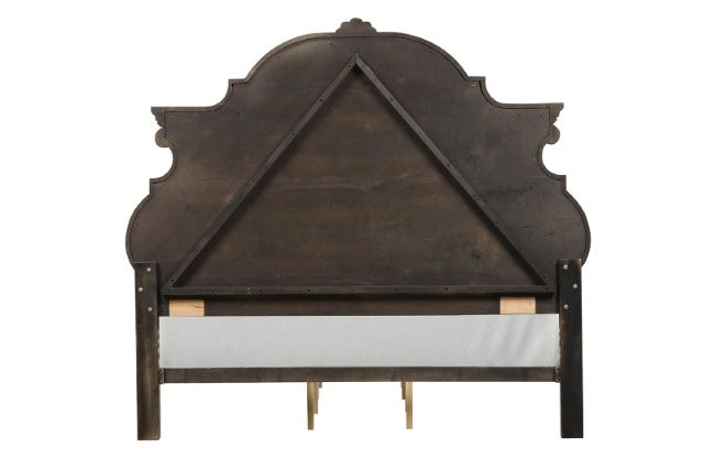 Leovanni Bed Dark Brown