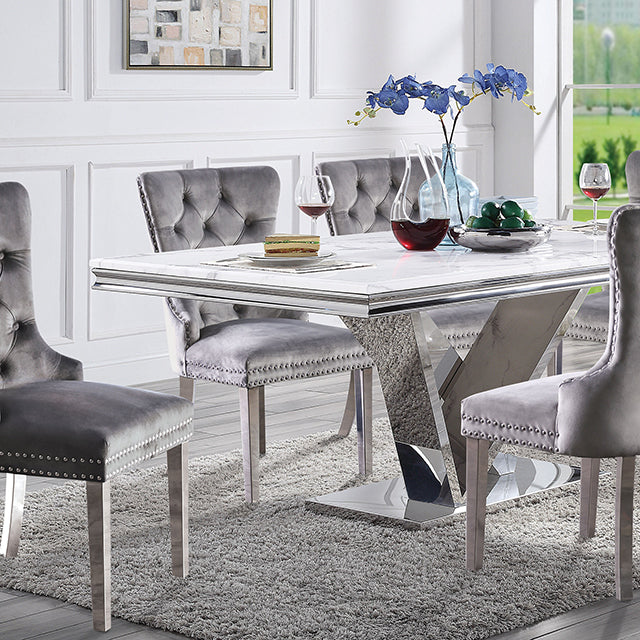 Valdevers 7 Pc Dining Table Set - Sweet Dreams Bedding & Furn (PA)