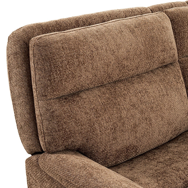 Mattheus Power Sectional with Cooler + 3 Recliners