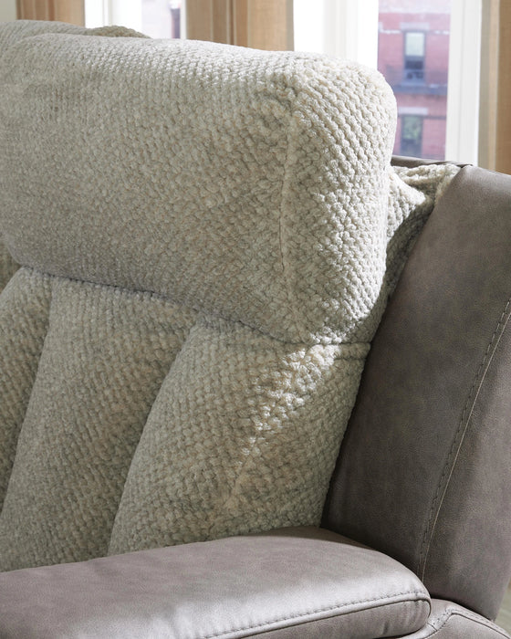 WhipLash Power Reclining Loveseat with Console