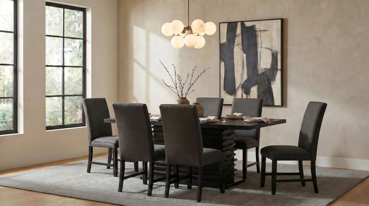 Berning Upholstered Dining Side Chair of 2