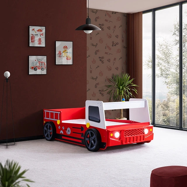 FIERSTALL Twin Bed, Red