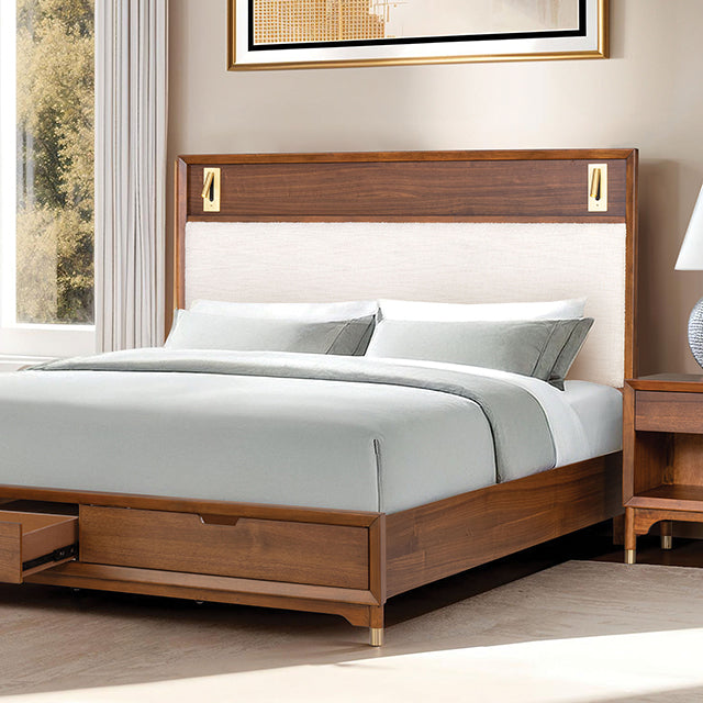 Hepburne E.King & Queen Bed With Storage & Without Storage - Sweet Dreams Bedding & Furn (PA)