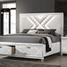 Emmeline 4 & 5 Piece Queen Bedroom Set Gray & White - Sweet Dreams Bedding & Furn (PA)