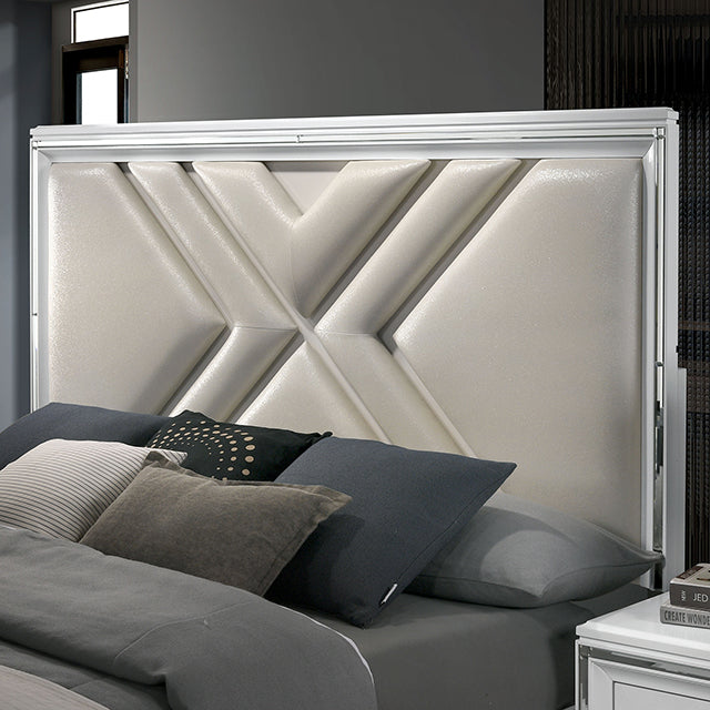 Emmeline 4 & 5 Piece Queen Bedroom Set Gray & White - Sweet Dreams Bedding & Furn (PA)
