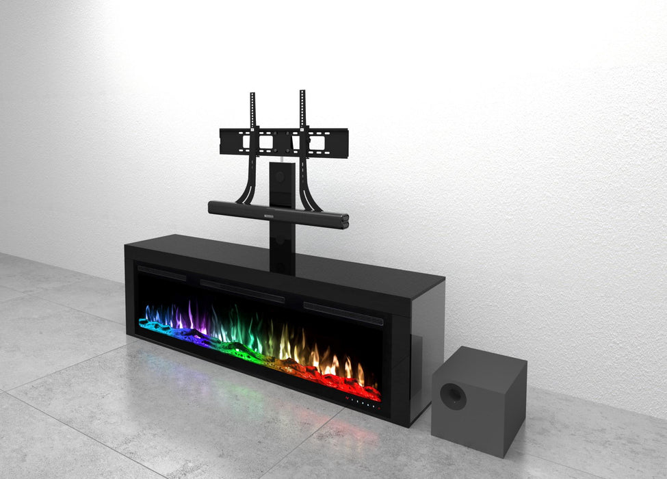 X Flame TV Stand