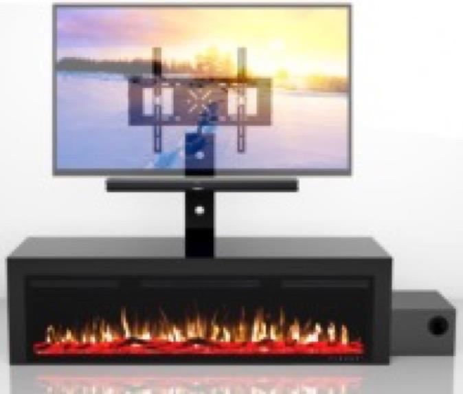 X Flame TV Stand